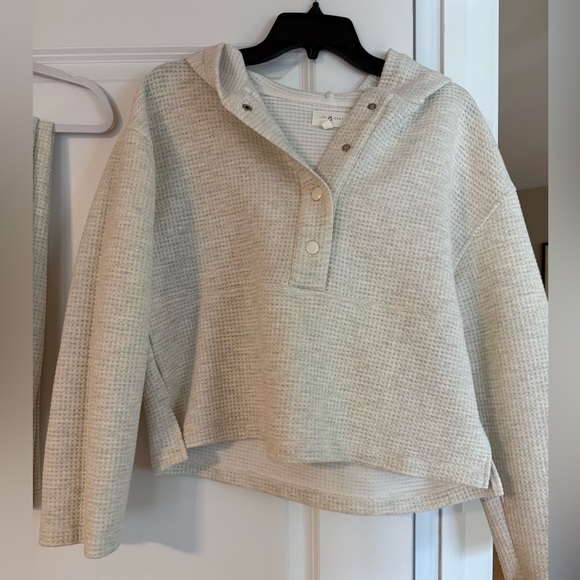 Lou and Grey waffle stitch lounge set 2 piece Sz XS - Picture 6 of 6